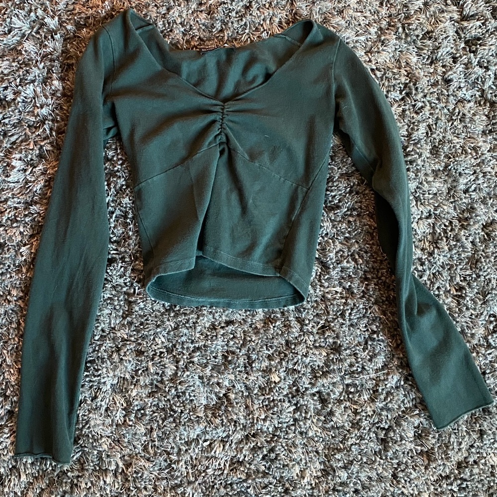 Brandy Melville green shirt